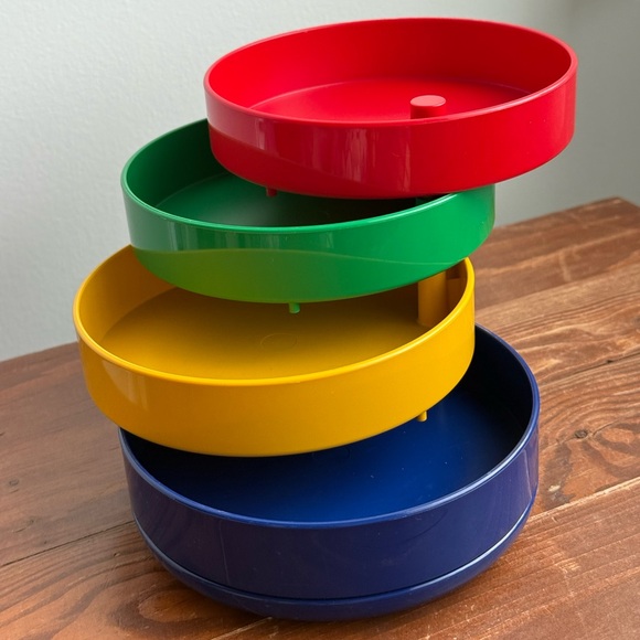 Vintage Italy Rexite MULTIPLOR 900 Primary Colour Rino Pirovano Desk Organizer - Picture 2 of 11